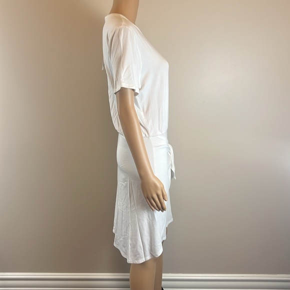 Veronica Beard White Bernice Tie Front Dress - Picture 2 of 4